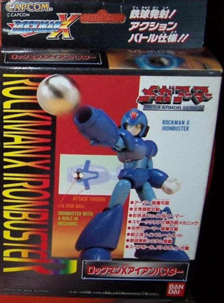 Bandai Capcom Mega Man Rockman Iron Buster Model Kit Figure