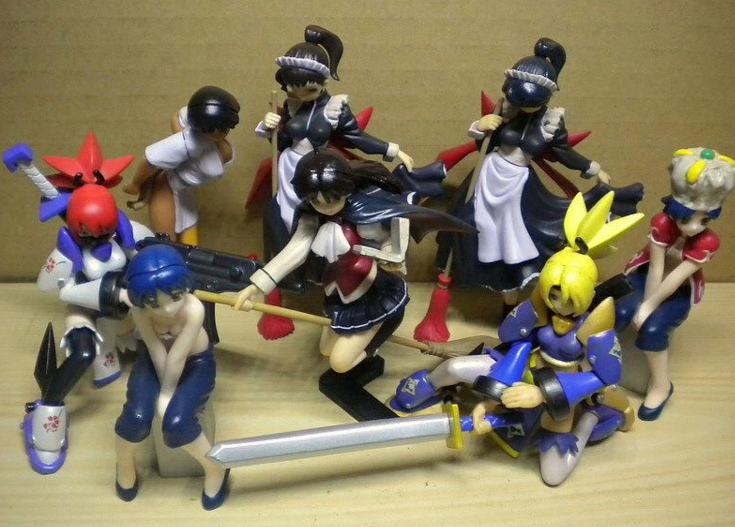 Yujin Street Fighter Fighting Jam Gashapon Real Collection Part 2 6+2 Secret 8 Figure Set Used