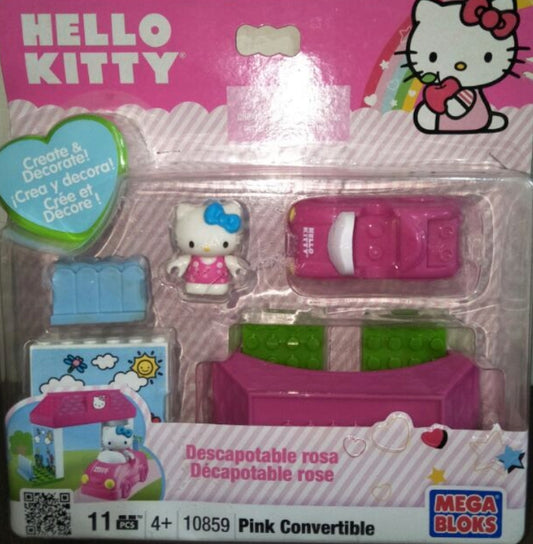 Megabloks 10859 Hello Kitty Descapotable Rosa Trading Figure