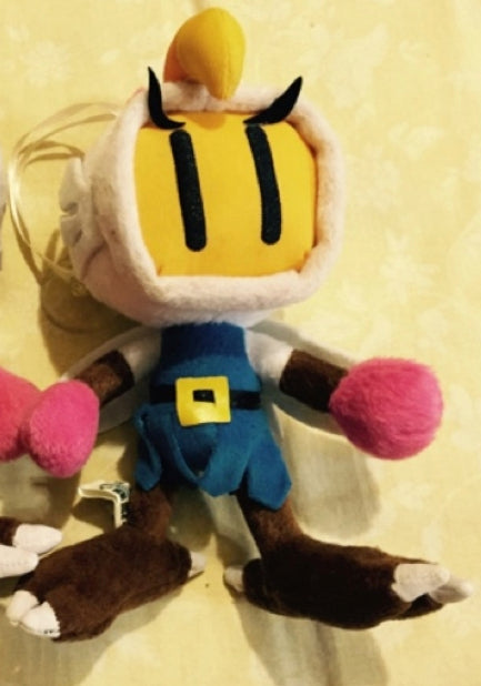 Taiwan Limited Bomberman Hawk Blue ver 6" Plush Doll Figure