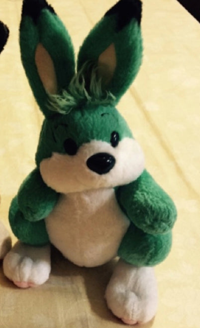 Taiwan Limited Bomberman Rabbit Green ver 6" Plush Doll Figure