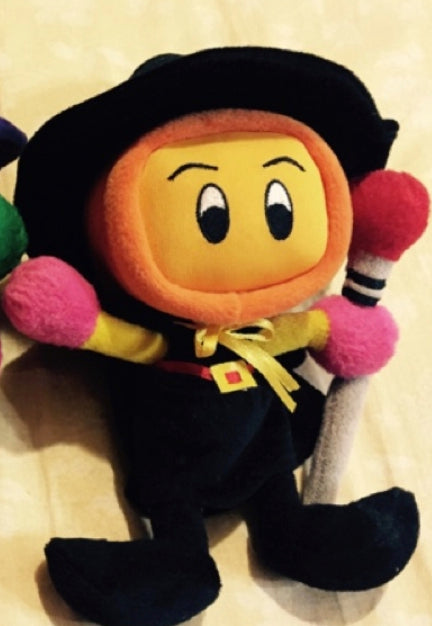 Taiwan Limited Bomberman Witch Black ver 6" Plush Doll Figure