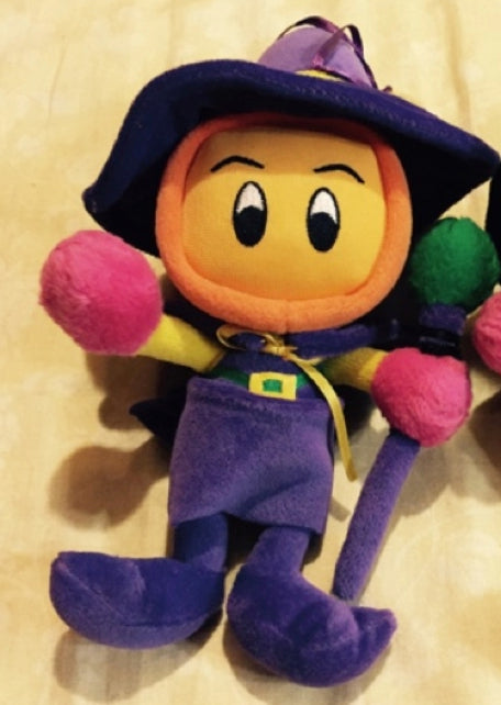 Taiwan Limited Bomberman Witch Purple ver 6" Plush Doll Figure