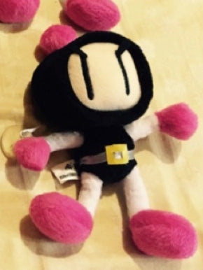 Taiwan Limited Bomberman Black ver 6" Plush Doll Figure