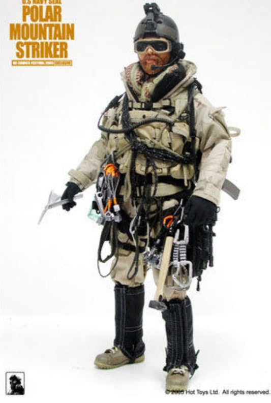 Hot Toys 1/6 12" U.S. Navy Seal Polar Mountain Striker Action Figure