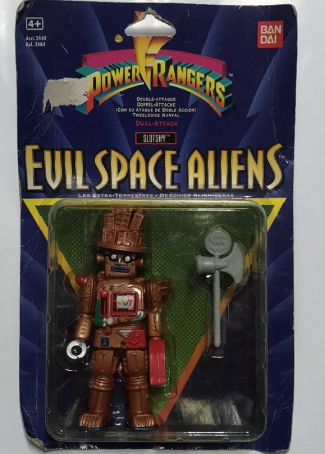 Bandai Mighty Morphin Power Rangers Evil Space Aliens Slotsky Action Figure