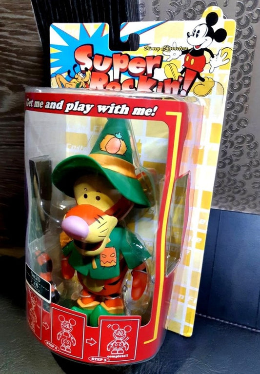 Sega Disney Characters Super Rockin No 20 Winnie The Pooh Tigger Halloween ver Bobble Head Figure