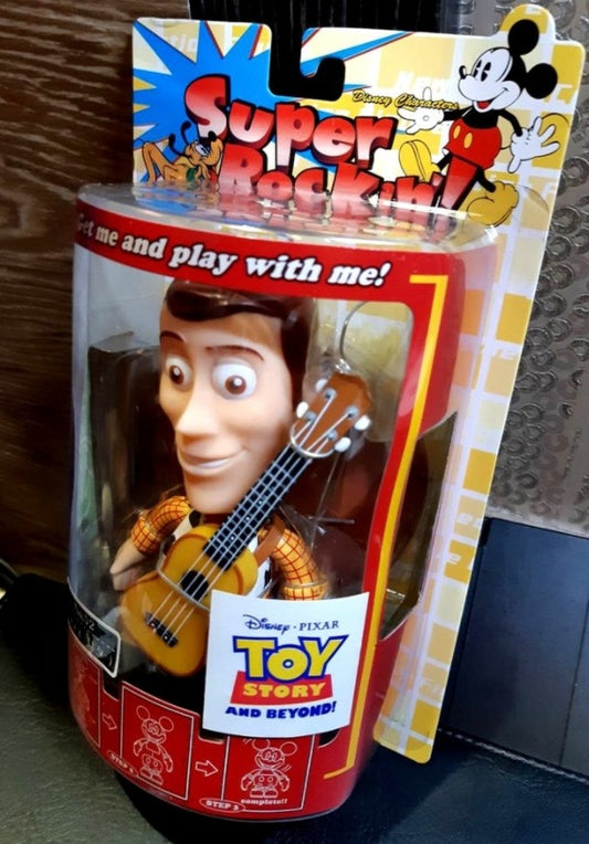 Sega Disney Characters Super Rockin No 52 Toy Story Woody Bobble Head Figure