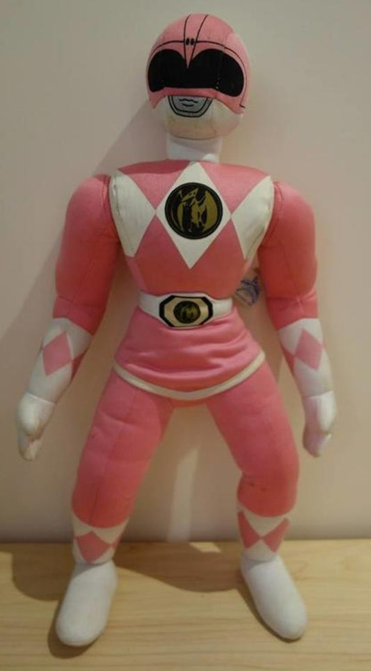 Bandai Power Rangers Kyoryu Sentai Zyuranger Pink Fighter Ptera Ranger 20" Plush Doll Figure
