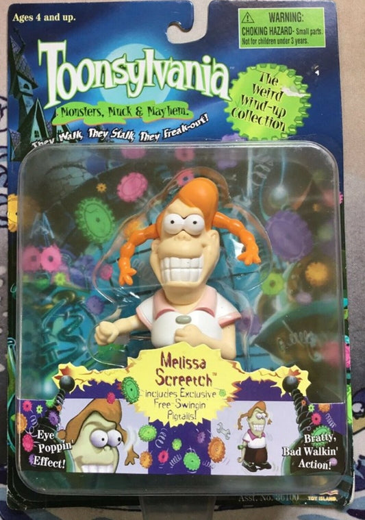 Toy Island Toonsylvania Monsters Muck Mayhem Melissa Screetch Trading Figure
