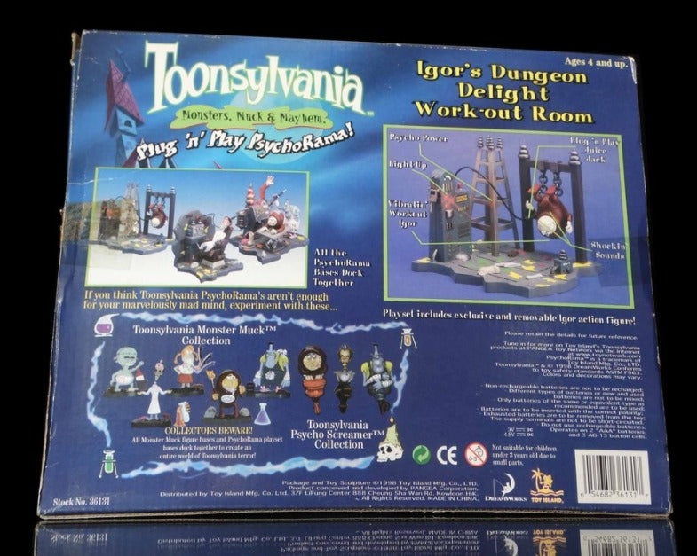 Toy Island Toonsylvania Monsters Muck Mayhem Igor's Dungeon Delight Work Out Room Trading Figure