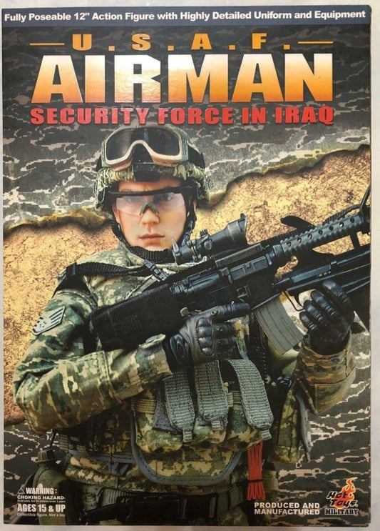 Hot Toys 1/6 12" USAF Airman Security Force in Iraq Action Figure
