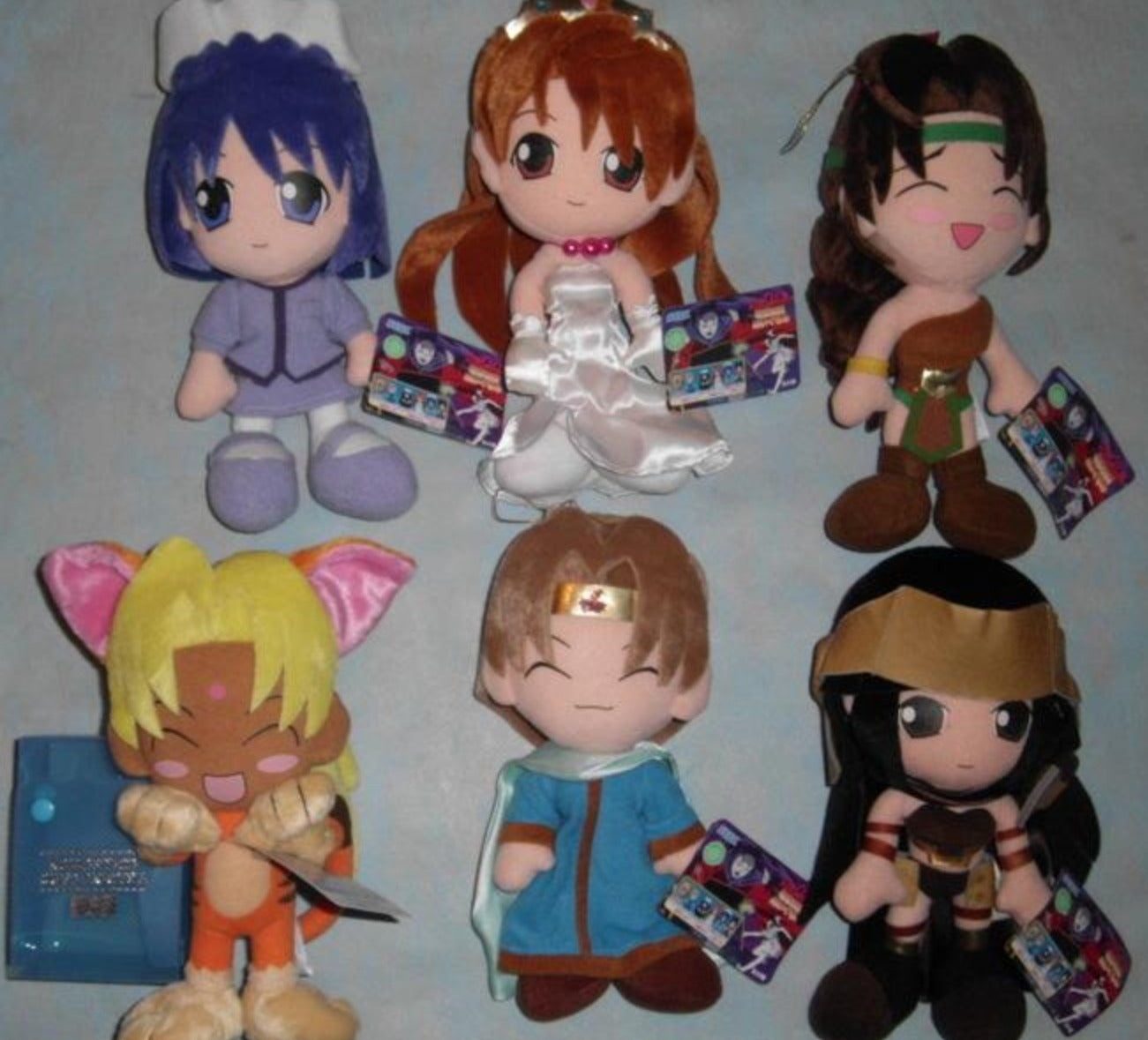 Sega Prize Love Hina 6 Dragon Palace Legends ver Plush Doll Collection Figure Set
