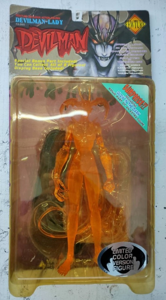 Fewture Devilman Go Nagai Devilman Lady Orange Clear ver Limited Edition Trading Figure