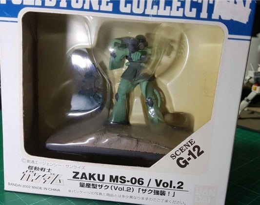 Bandai Polystone Collection Scene G-12 Mobile Suit Gundam Zaku MS-06 Vol 2 Trading Figure