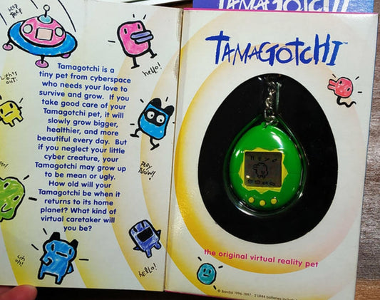 Bandai Tamagotchi Box ver LCD LSI Handheld Game Green ver