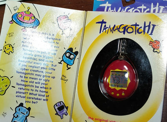 Bandai Tamagotchi Box ver LCD LSI Handheld Game Red Type B ver