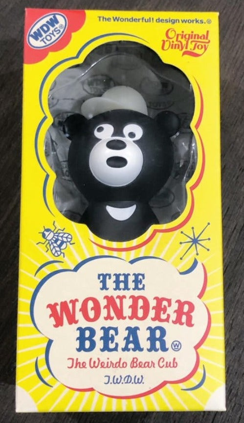 The Wonderful! Design Works Wonder Bear Black ver 6" Vinyl Figure