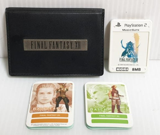 Hori Final Fantasy XII 12 PlayStation 2 PS2 Memory Card 8MB Case Used
