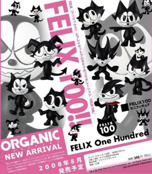 Felix the Cat 100 One Hundred 8 Mini Collection Figure Set