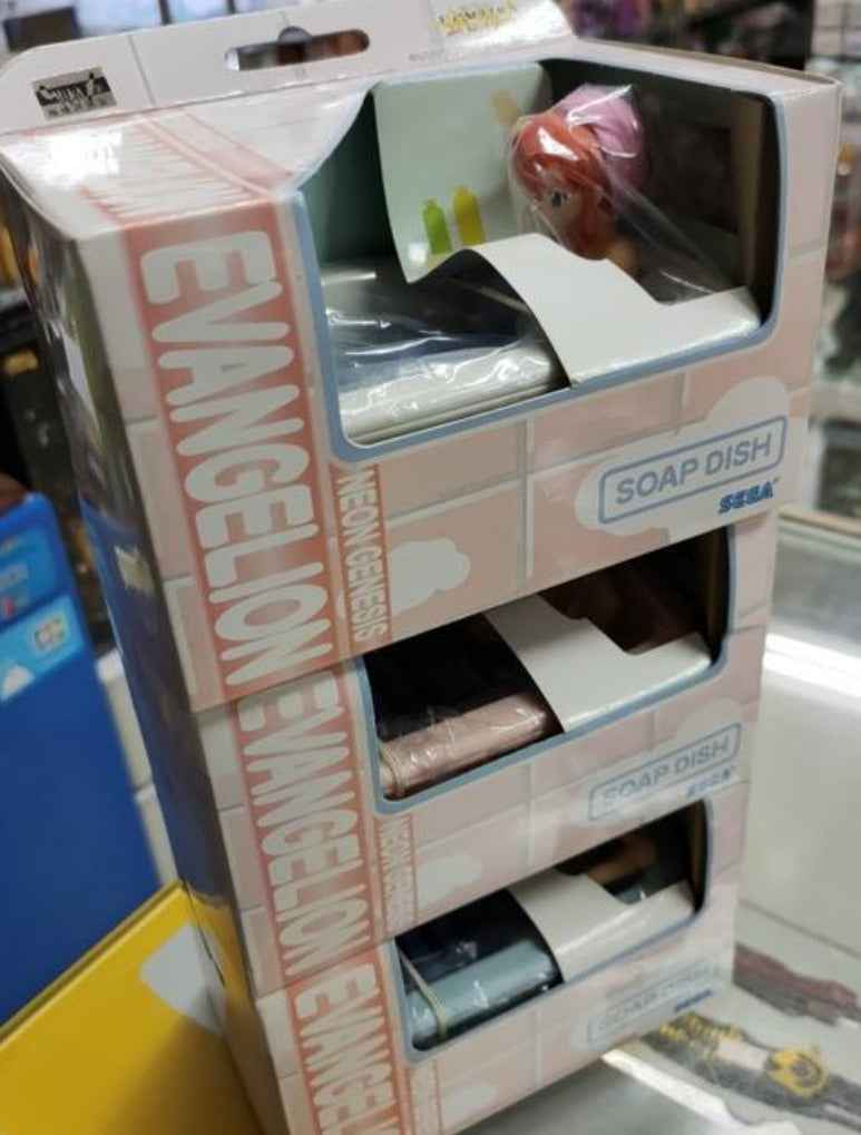 Sega Neon Genesis Evangelion Soap Dash 3 Trading Figure Set