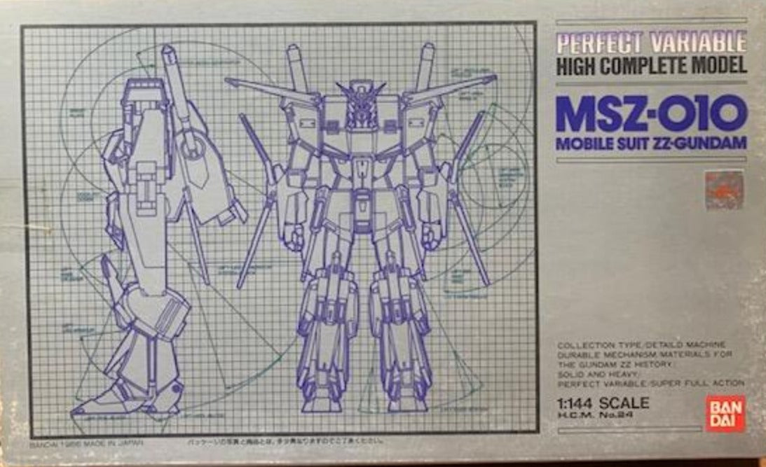 Bandai 1/144 HCM High Complete Model Mobile Suit ZZ Gundam Perfect Var ...