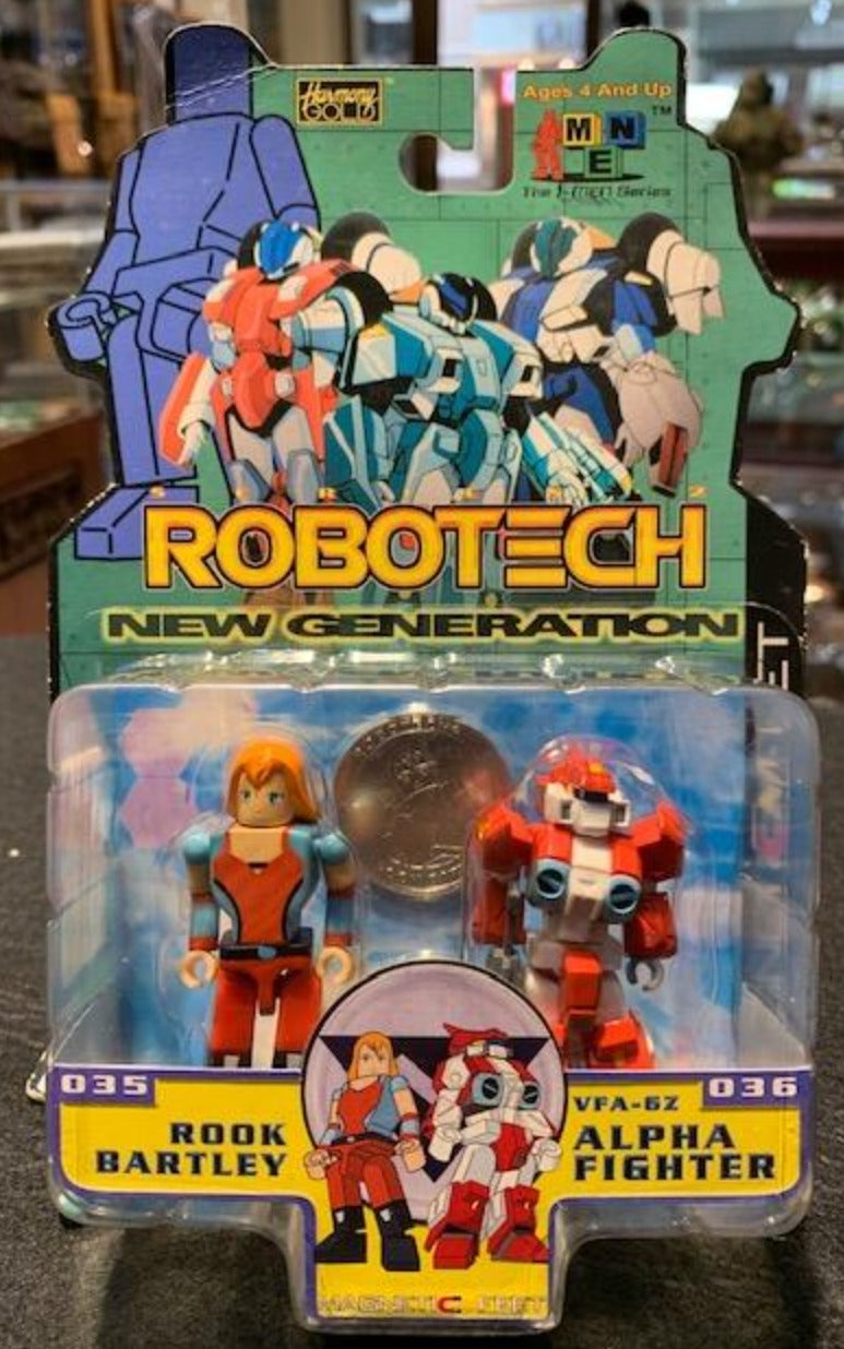 Toynami Robotech New Generation I-Men Magnetic Feet #035 #036 Cyclone Armor Rook Bartley Alpha Fighter Action Figure