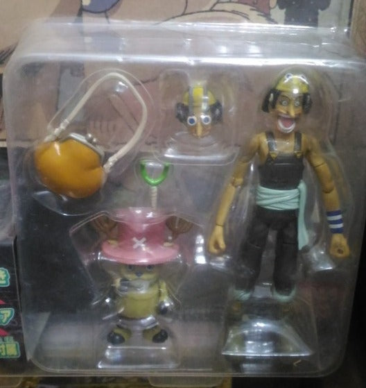 Bandai One Piece Flexible Usopp & Tony Tony Chopper Action Figure
