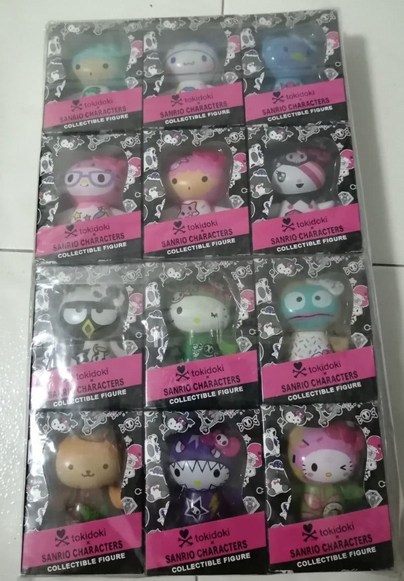 2013 Simone Legno Tokidoki x Sanrio Characters 12 2" Vinyl Collectable Figure Set