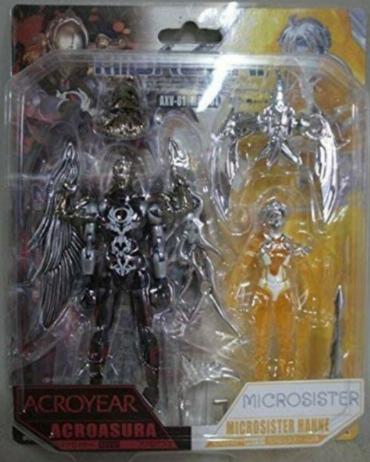 Takara Microman AXV-01 Acroyear Acroasura MSU-01 Microsister Hanne Action Figure