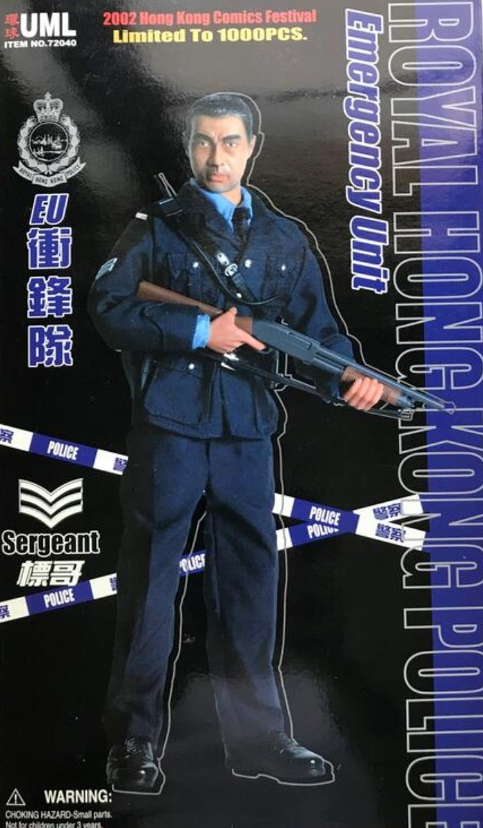 Dragon 1/6 12" Royal Hong Kong Police EU Emergency Unit Sergeant Limited Action Figure