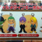 Banpresto 40th Weekly Jump Dragon Ball Z DBZ x One Piece Trading 4 Key Chain Holder Strap Figure Set