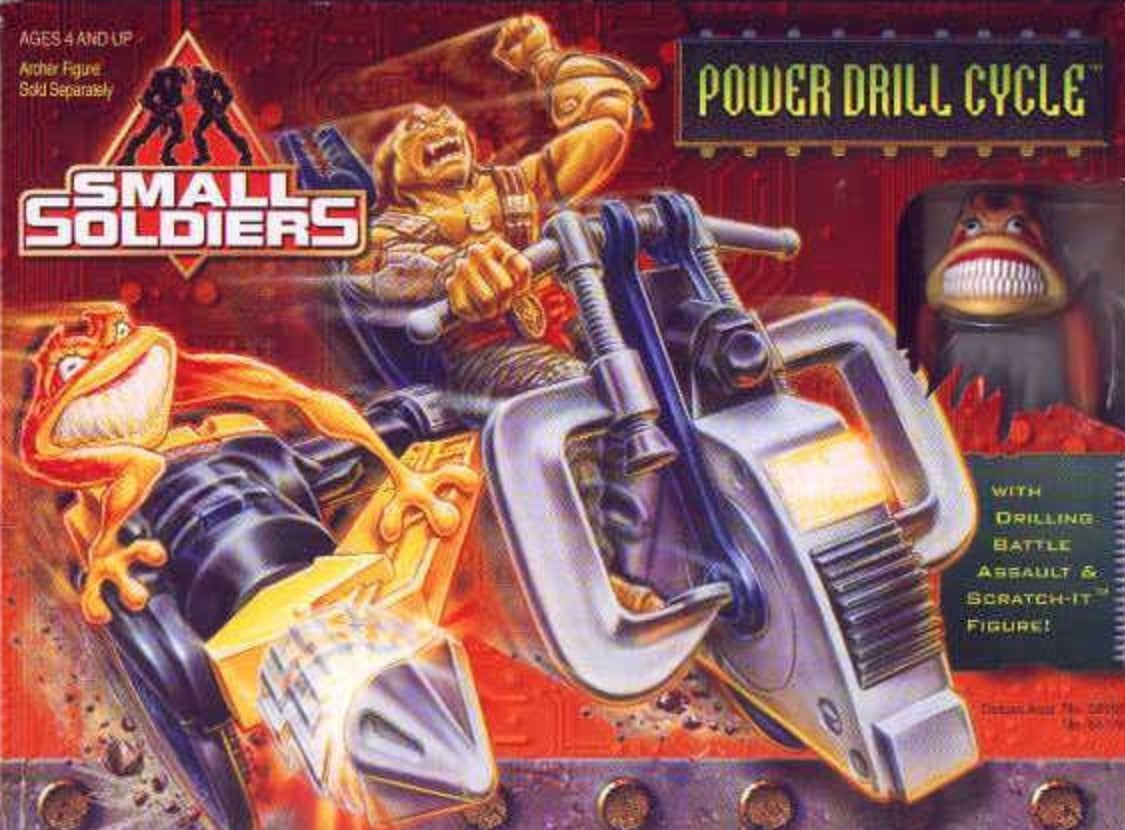 Kenner Small Soldiers Power Drill Cycle Action Figure
