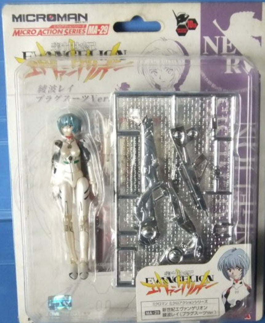 Takara 1/18 Microman Micro Action Series MA-29 Evangelion Rei Ayanami Figure