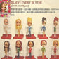 Takara Every Blythe Mini Doll Part 1 30 Full Trading Figure Set