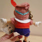 Vintage Walt Disney Pinocchio Key Chain Holder Plush Doll Figure