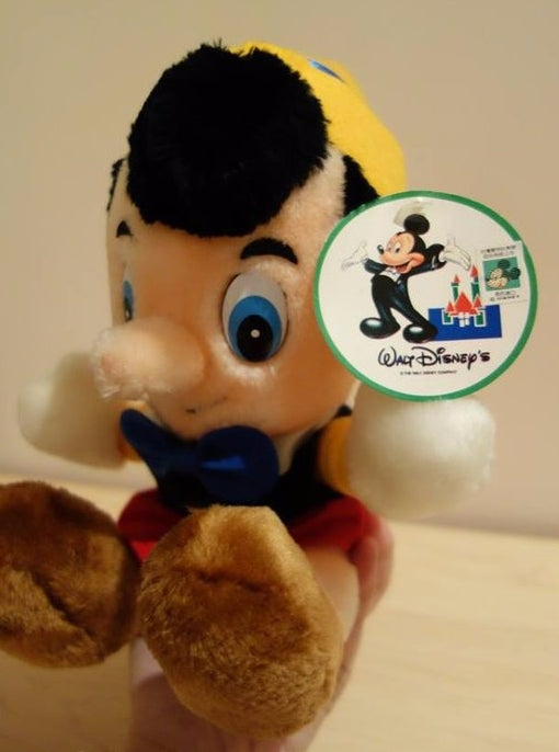 Vintage Walt Disney Pinocchio Plush Doll Figure