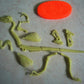 Mattel Walt Disney Dinosaur Velociraptor Skeleton GID Model Kit Figure