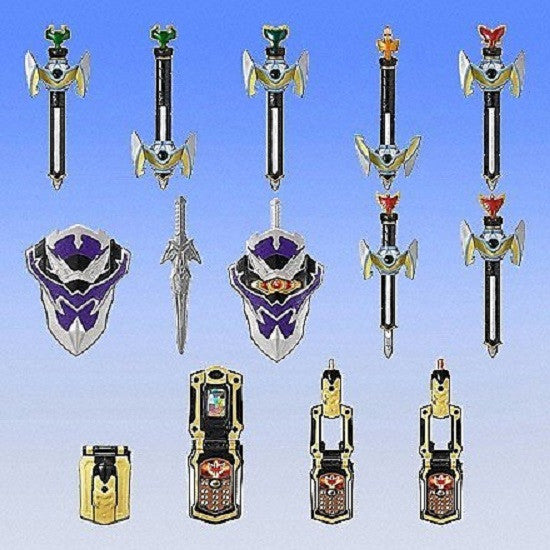 Bandai Power Rangers Mystic Force Magiranger Gashapon Real Change 5 Mini Weapon Trading Figure Set - Lavits Figure
 - 2