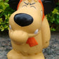 1995 Wacky Races Muttley Dog 5" Soft Vinyl Coin Bank Figure - Lavits Figure
 - 1