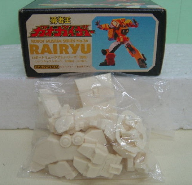 Kaiyodo Brave Sunrise Gaogaigar Robot Museum Series No RM 36 Rairyu Cast Model Kit Figure - Lavits Figure
 - 1