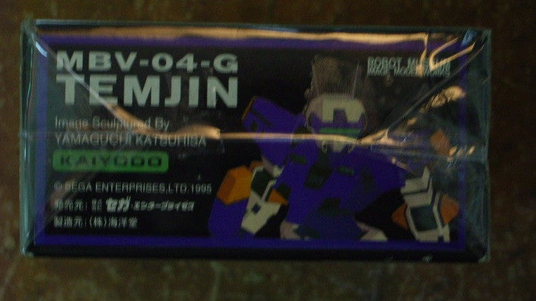 Kaiyodo 1995 Sega Virtual On Cyber Troopers Robot Museum Image Works MBV-04-G Temjin Cold Cast Model Kit Figure - Lavits Figure
 - 2