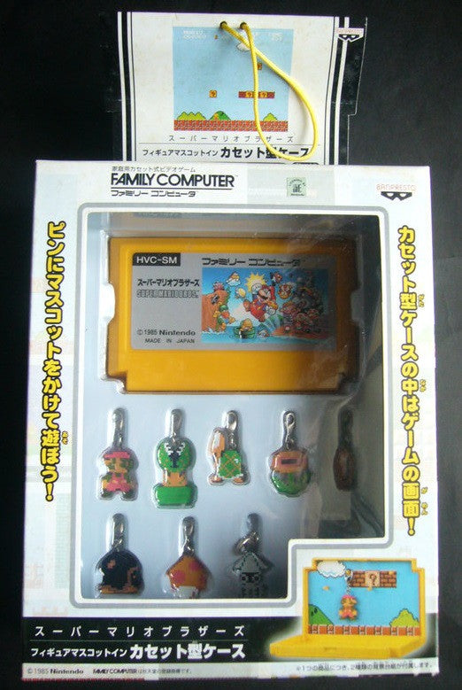 Banpresto 2004 Super Mario Bros Family Computer Cassette Type Case 8 Mascot Figure Set - Lavits Figure
 - 1