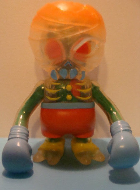 Secret Base 2009 Super7 Skull BxBxB Bagman Voodoo Fighter Ver 5" Vinyl Figure Signed - Lavits Figure
 - 1