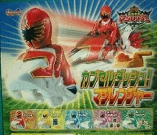 Bandai Power Rangers Mystic Force Magiranger Gashapon Bike Bicycle 5 Trading Figure Set - Lavits Figure
 - 1