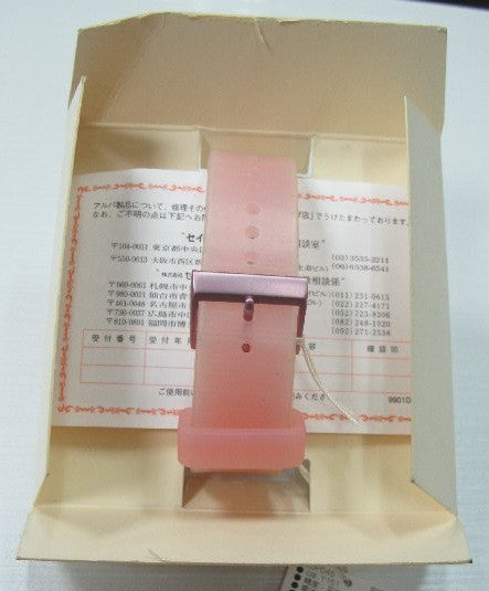 Authentic Japan Pingu Penguin Pinga Pink Metal Plastic Watch Free Shipping - Lavits Figure
 - 3