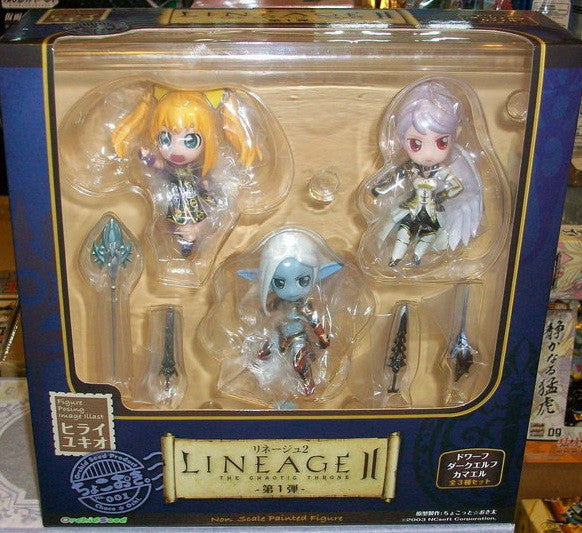 Orchid Seed Lineage II The Chaotic Throne 001 Kamael Darkelf Dwarf 3 Trading Figure Set - Lavits Figure
 - 2