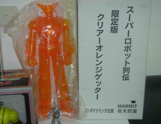 Marmit The Fierce Legend Of Super Robots SR Getter Crystal Orange Limited Ver. Vinyl Figure - Lavits Figure
