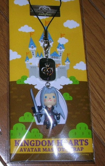 Square Enix Kingdom Hearts Avatar Mascot Strap Sephiroth Trading Collection Figure - Lavits Figure
