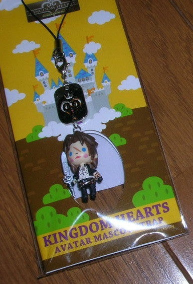 Square Enix Kingdom Hearts Avatar Mascot Strap Squall Trading Collection Figure - Lavits Figure
